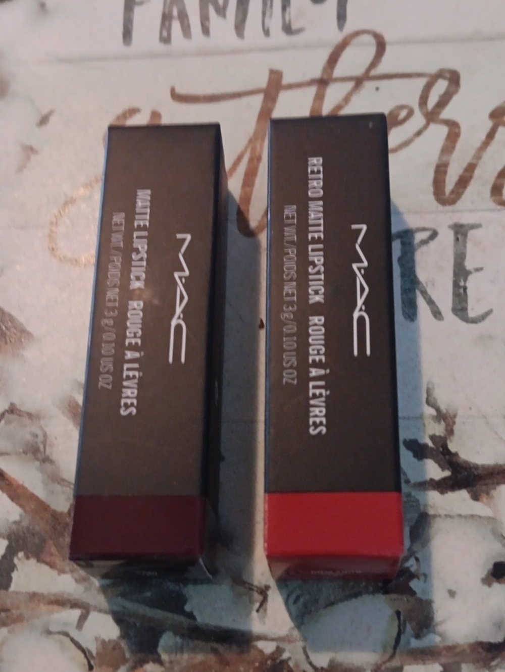 MAC Cosmetics Matte Lipstick Duo — Red & Deep Wine